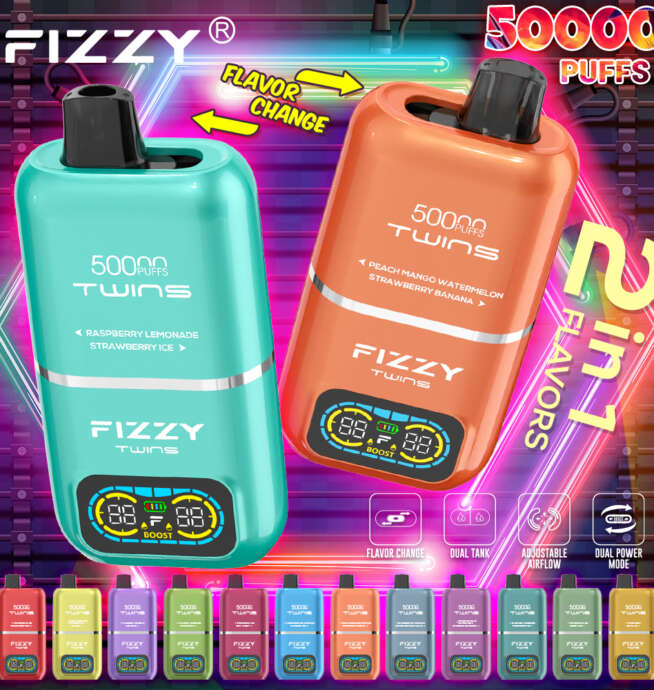 Fizzy Twins 50000 puffs,Hifancy Dream 45000 puffs,jednorazówki realna żywotność,e-papierosy 50000 puffs,najdłużej działający vape