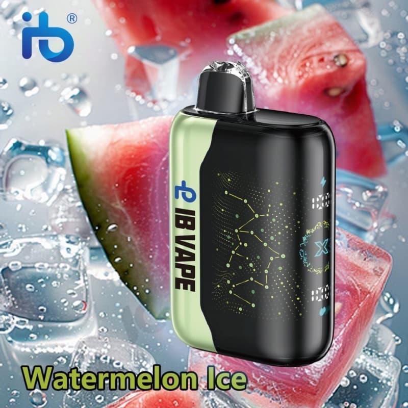 smak arbuz lód vape, e-papieros jednorazowy watermelon ice, świeży arbuz z lodem, orzeźwiający arbuz vape - Arbuzowy Lód 35000 Puff - Ibvape Bar | Orzeźwiający E-papieros ...