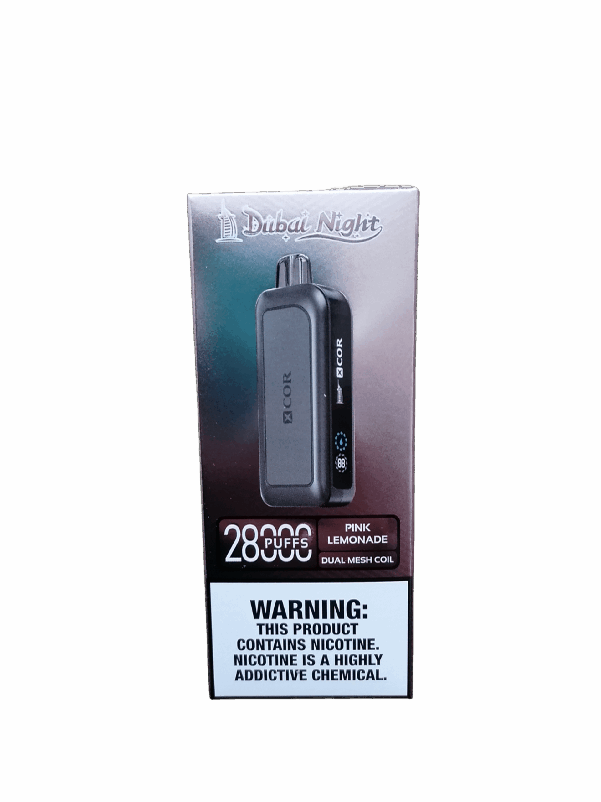 XCOR Dubai Night smaki, premium liquid vape, owoce koktajle vape, egzotyczne smaki e-papierosa - E-papierosy jednorazowe Xcore Dubai Knight 28000 puffs vape 2% - E ...