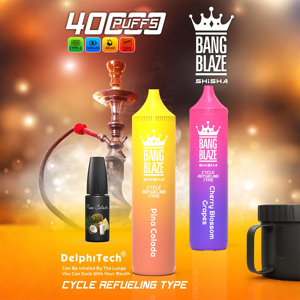 przełącznik smaków e-papieros, suwak zmiany smaku vape, interfejs Bang Blaze - Bang Blaze 40K Wkładany Vape | 40 000 zaciągnięć | Pojemność 40 ml ...