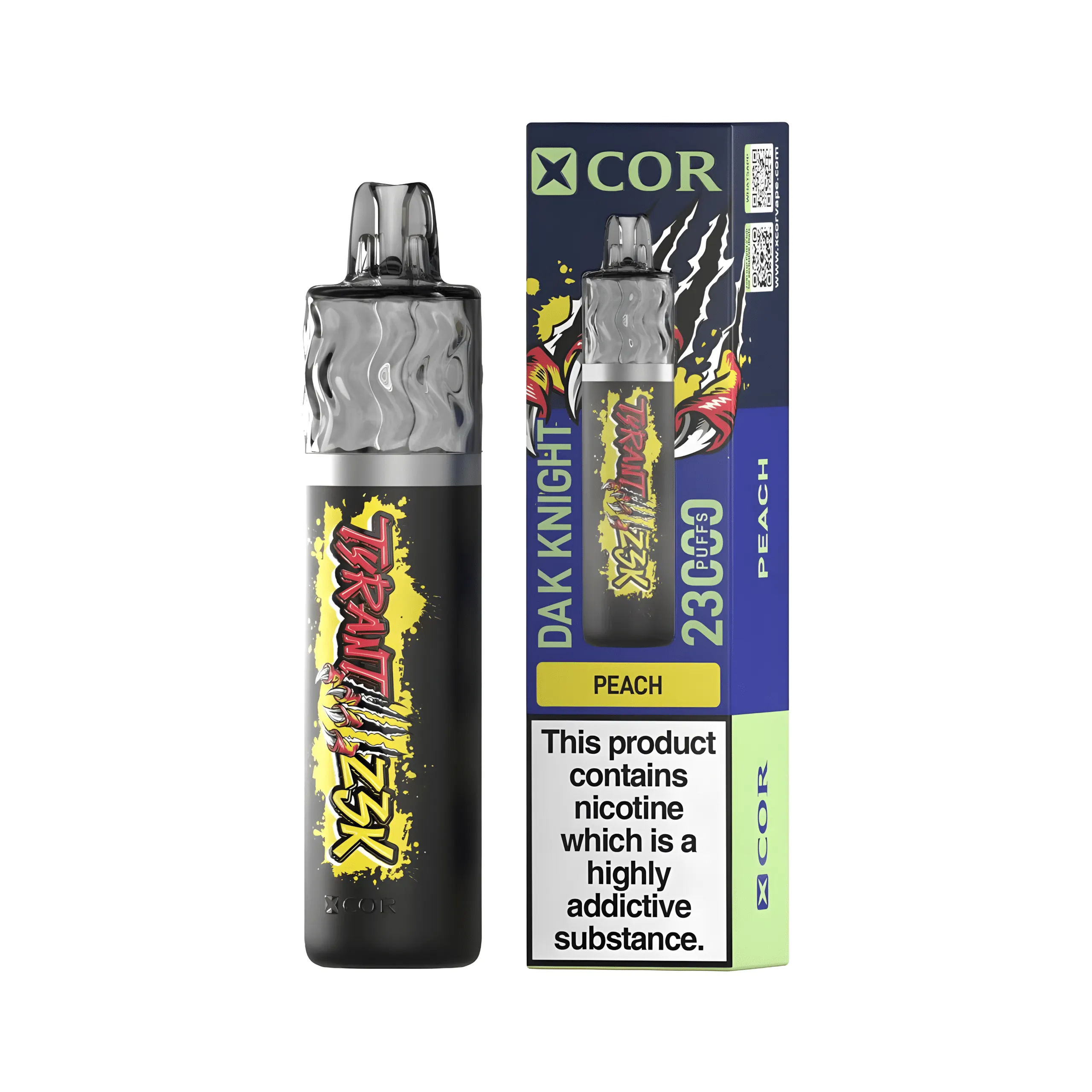 Xcor Tyrant 23000 Puffs e-papieros, jednorazowy vape Tyrant, klasyczny design elektroniczny papieros - Xcor Tyrant 23000 puffs - Strefa Jednorazówek