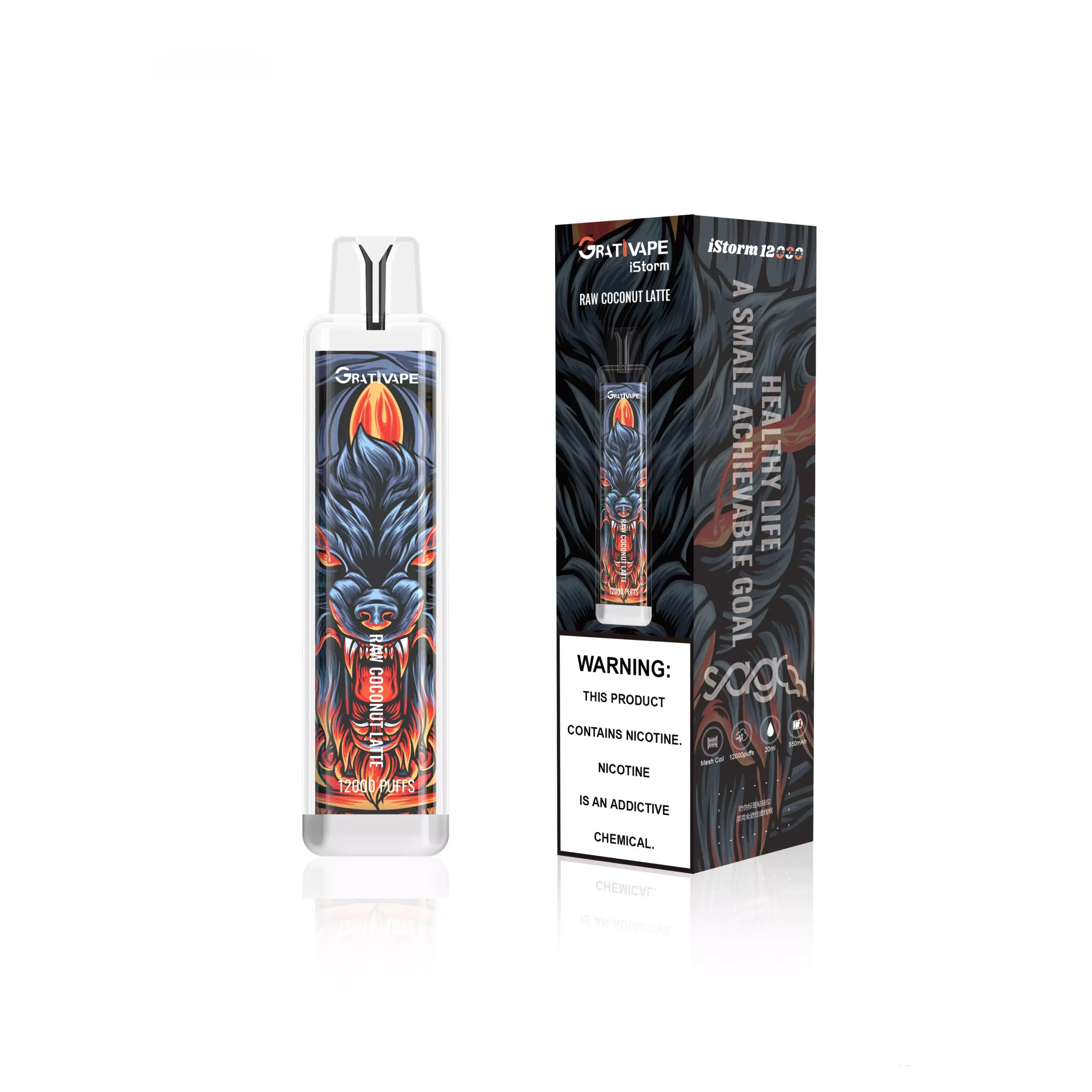 oszczędność pieniędzy vaping, niska cena e-papierosów, ekonomiczne zakupy vape - Grativape iStorm 12000 Puffs 0% 2% 3% 5% Nikotyna luzem Kup ...