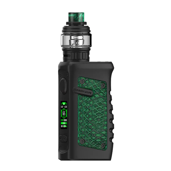 XCOR Tyrant 23000 vape close up texture, reinforced composite vape body matte finish, micro-textured grip vape charcoal green, industrial vape material detail - Vandy Vape Jackaroo 100W TC Starter Kit - Vapor Authority