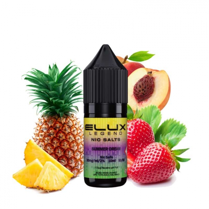 Summer Dream smak vape, marakuja ananas lód e-papieros, tropikalne owoce vape, egzotyczne smaki e-papierosa - Elux Legend - Summer Dream - €5.99 € | City Vape