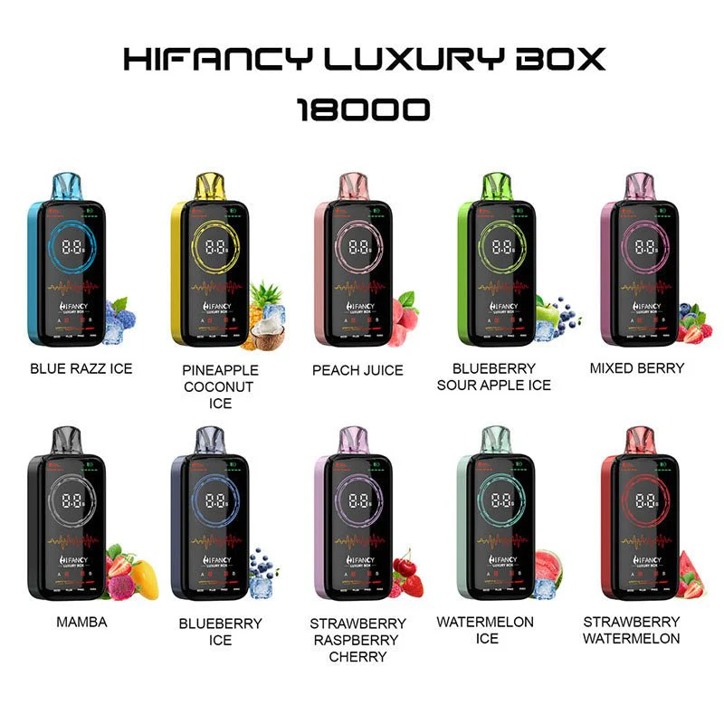 Hifancy - Puff 25k Hifancy 25000 Puffs Rainbow Disposable Vape Full Smart ...