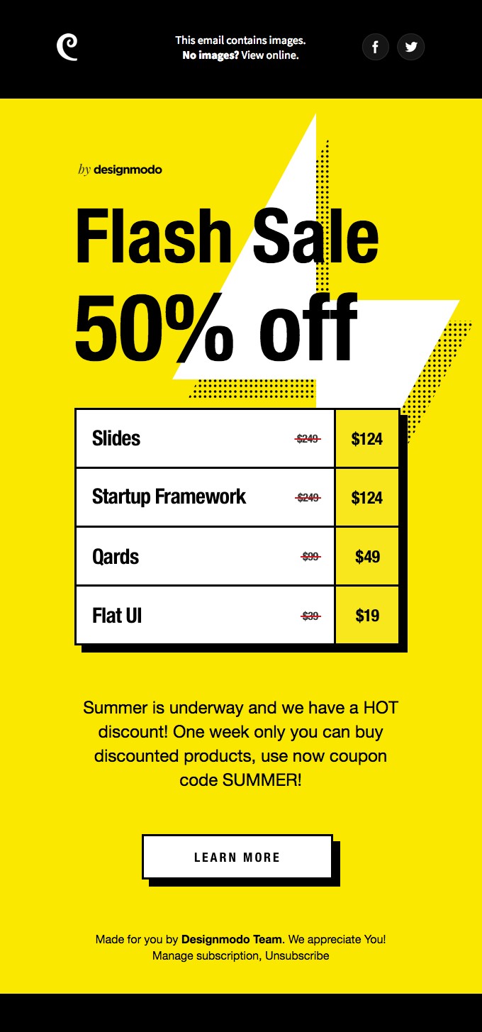 newsletter e-mail rabat kod powitalny promocje flash sale subskrypcja vapeprime - 40 flash sale email and subject line examples for 2025