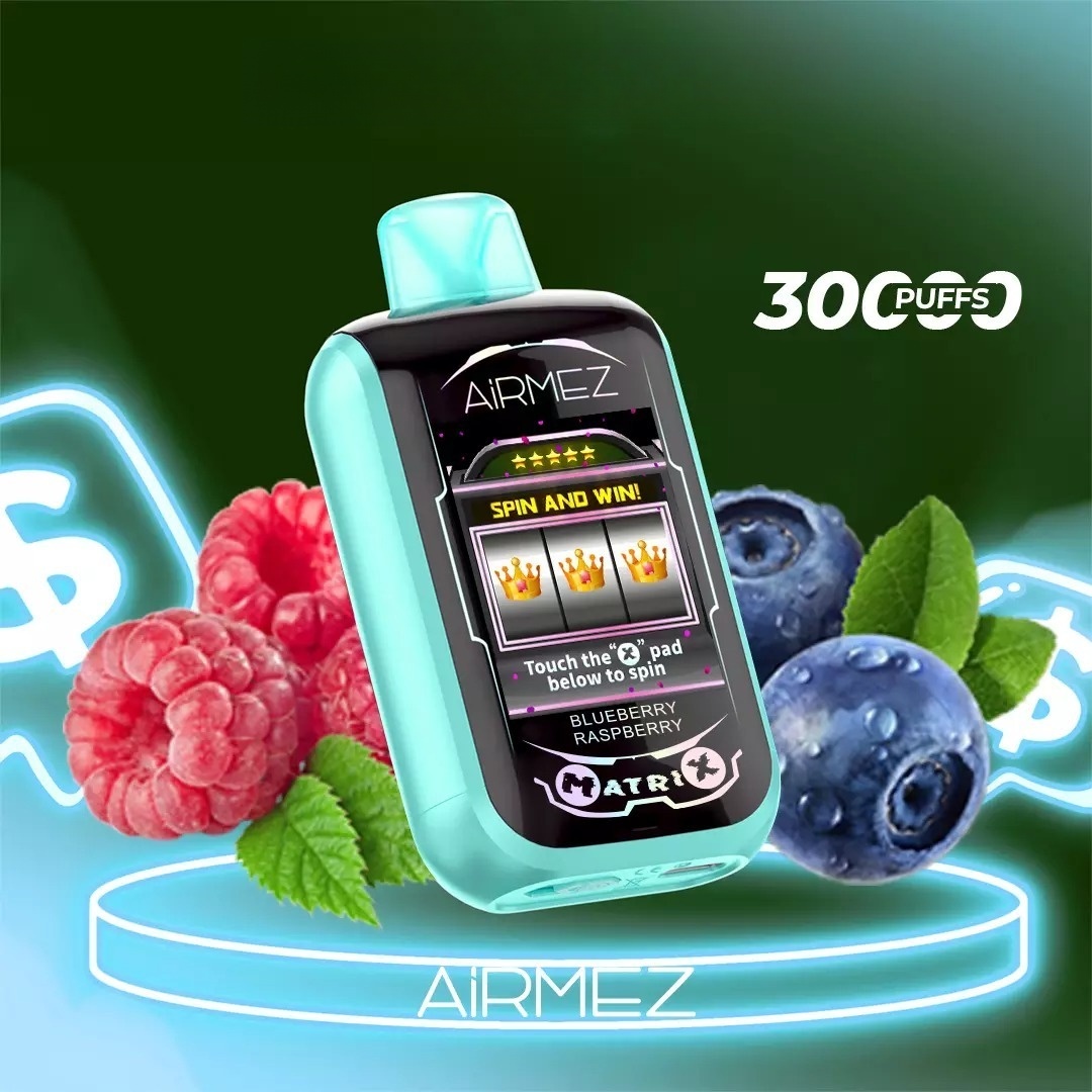 Airmez Matrix Pro 30000 Puffs e-papieros inteligentny ekran HD - Airmez Matrix Pro 30000 Puffs Disposable Vape – Buy online now