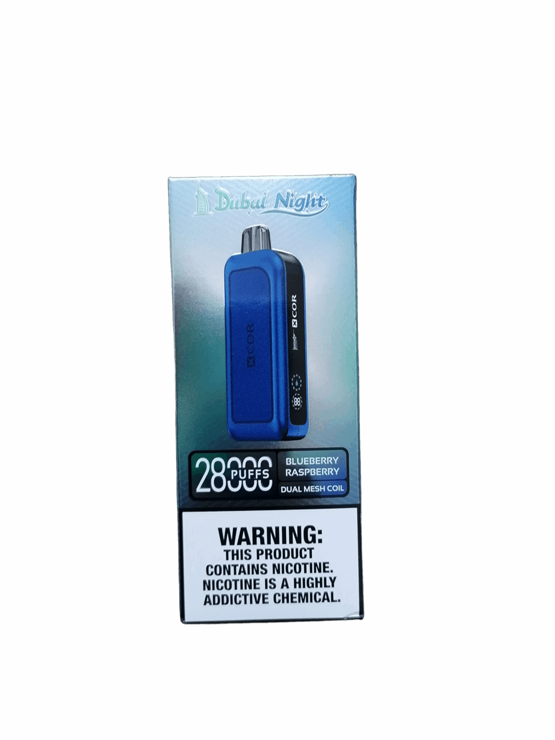 XCOR Dubai Night inteligentny wskaźnik, ekran vape, poziom baterii liquidu e-papieros, dyskretny wyświetlacz vape - E-papierosy jednorazowe Xcore Dubai Knight 28000 puffs vape 2% - E ...