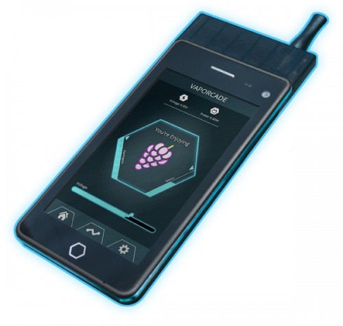 e-papieros z ekranem, smart vape wyświetlacz, cyberpunkowy e-papieros, kontrola temperatury vape, nowoczesny vape - Vaporcade Jupiter - masz smartfon, masz papierosa - Portal ...