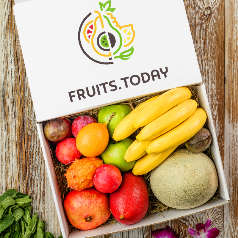 mango guawa marakuja owoce, triple tropical owoce, egzotyczne trio smaków, zestaw owoców - Set 7 -