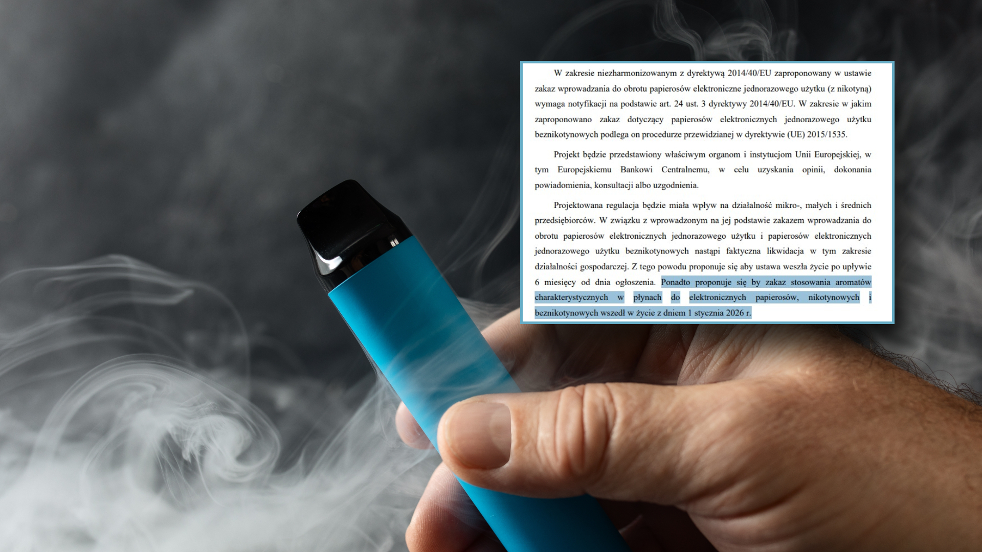 rozporządzenia vaping 2026 Polska, ograniczenia e-papierosów, ministerstwo zdrowia zakaz smaków, przyszłość vapingu - Znikający zakaz dla wielorazówek. Jeszcze w czerwcu był ...