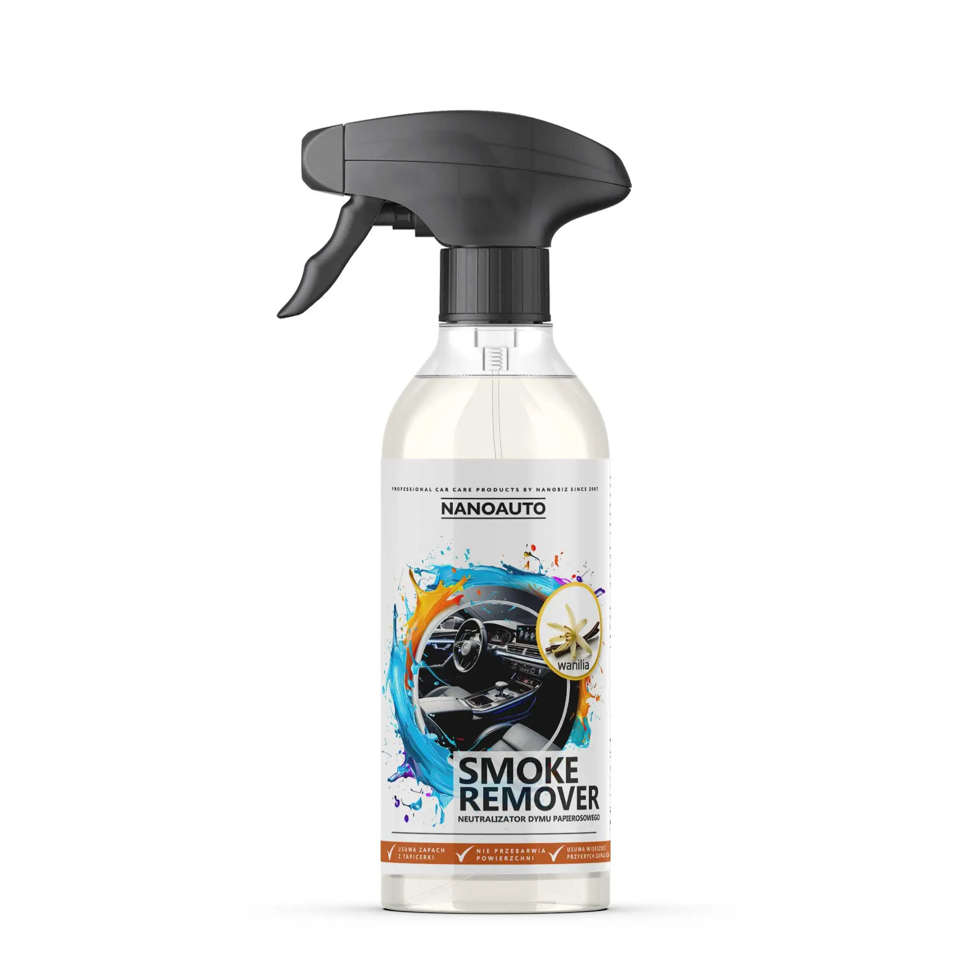 Świeży zapach vape, brak zapachu dymu, owocowy zapach e-papierosa, przyjemna chmura vape, neutralizacja zapachu - NANOAUTO SMOKE REMOVER neutralizator o zapachu wanilii ...