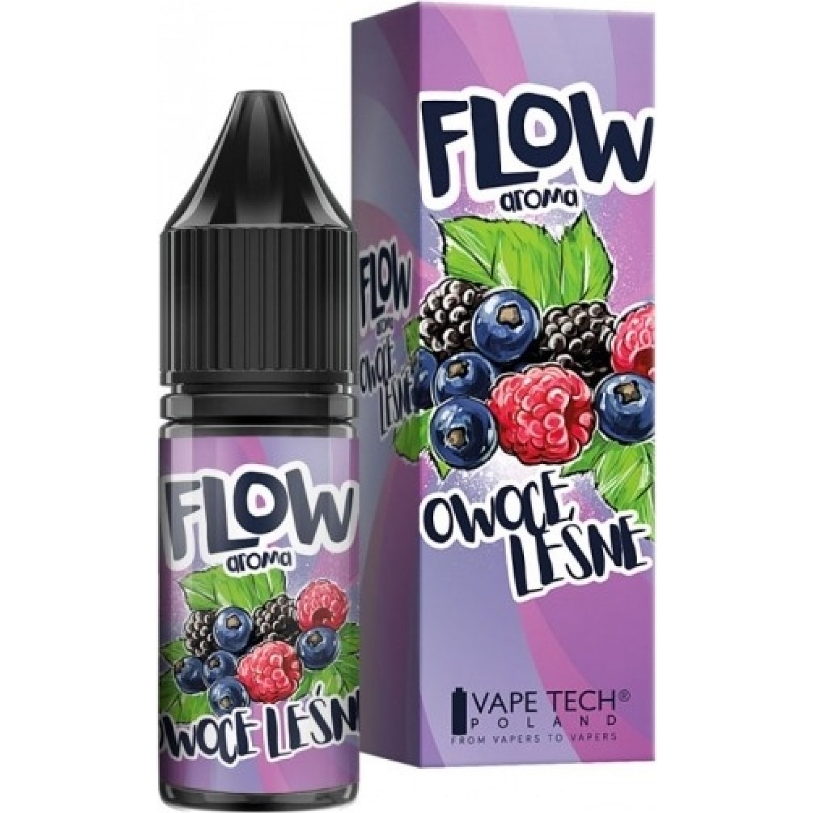 ciemna jagoda malina jeżyna owoce leśne, składniki Mixed Berry vape, naturalne owoce leśne - Aromat Flow Owoce Leśne 10ml - e-papierosy.pl
