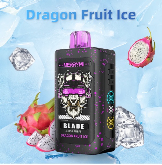 Merry Mi Blade 30000 Summer Blaze, e-papieros jednorazowy, vape owocowy letni, smak jagody cytrusy lód - Merry Mi Blade Jednorazowy e-papieros 30000 Buchów o smaku ...