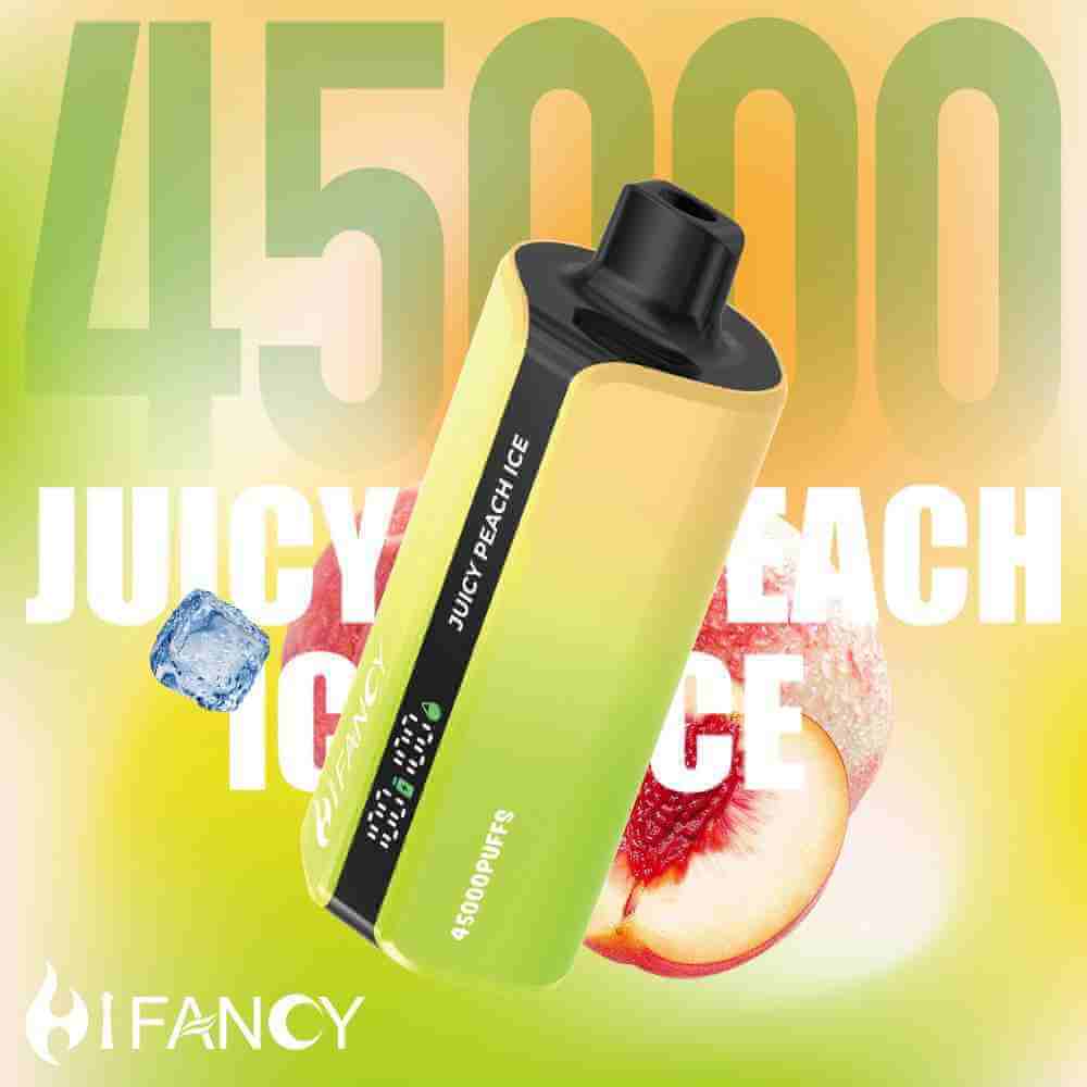 porównanie kosztów vape, wydajność e-papierosa, test smaku i wydajności Hifancy - Hifancy Dream 45000 Blue Razz Ice: Recenzja i Koszty PL