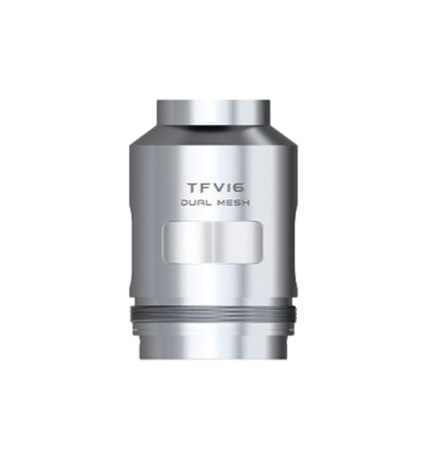 technologia Dual Mesh vape, grzałka Dual Mesh, innowacyjny atomizer, precyzyjne odparowywanie liquidu, mesh coil e-papieros - Grzałka Smok Tfv16 Dual Mesh Coil - Vape Point