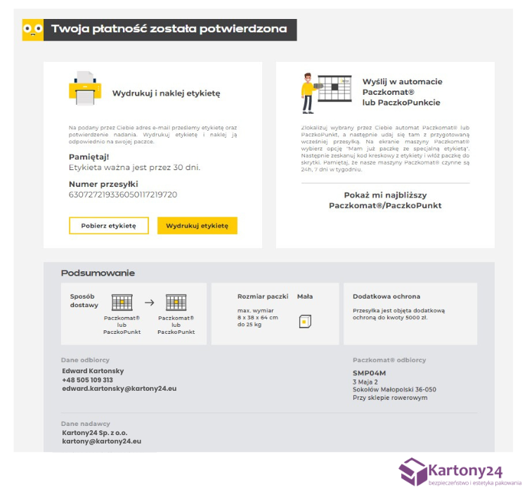 e-papieros za pobraniem, kurier DPD dostarcza paczkę, paczkomat InPost odbiór, bezpieczna dostawa płatność przy odbiorze - Inpost za pobraniem - paczkomat. Instrukcja wysyłki od A do Z