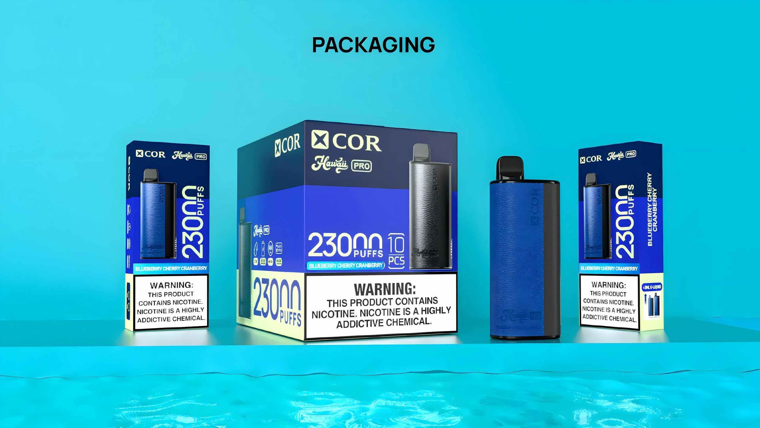 XCOR Tyrant 23000 Puffs, Watermelon Frozen vape, alternatywny e-papieros mrożony arbuz, kompaktowy mocny vape, produkt XCOR - Xcor Tyrant 23000 Puffs Jednorazowy Vape - VapePL