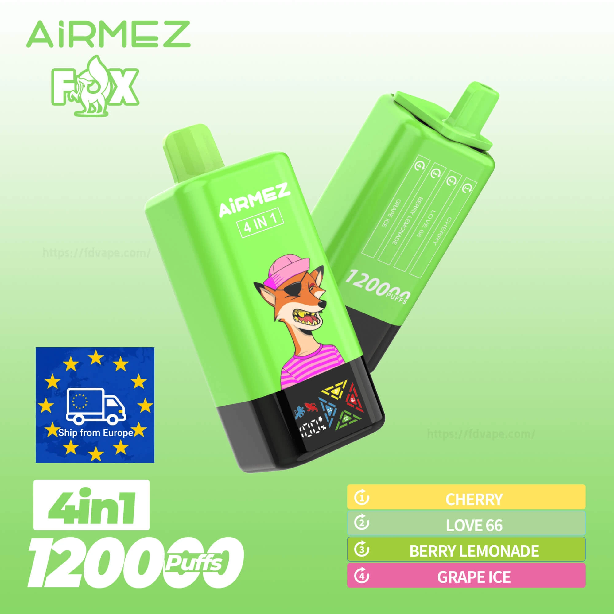 Airmez - AirMez 黑色冬季10000 口金属一次性电子烟– Token Vapes