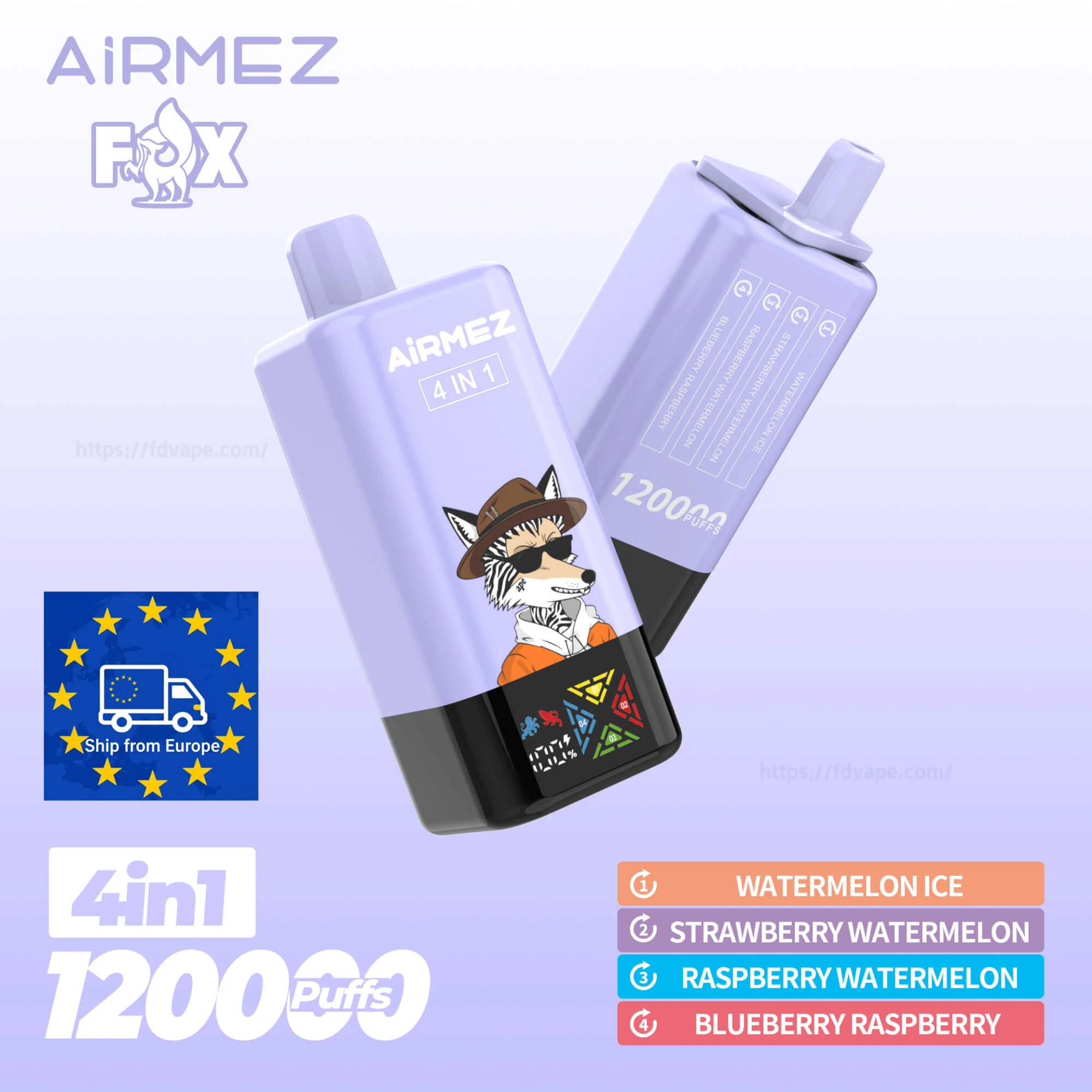 Airmez Fox 120000 budowa wewnętrzna, cztery oddzielne sekcje liquidu, mechanizm przełączania smaków, inżynieria vape, innowacyjny zbiornik liquidu - Airmez Fox 120000 12k Puffs Jednorazowy Vape – 4 w 1 ...