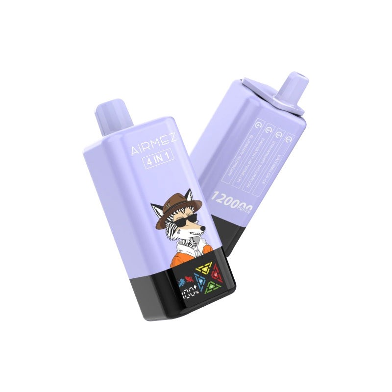 Airmez Fox 4in1 120000 puffs, Airmez Fox vape 4 smaki, zaawansowany e-papieros wielozbiornikowy - AiRMEZ Fox 4in1 120K Disposable Vape 5% (120000 Puffs ...