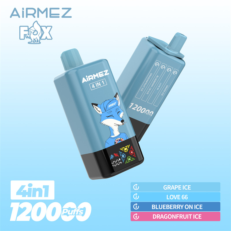 airmez-fox-4in1-120k_grape-ice-love66-blueberry-on-ice-dragonfruit-ice