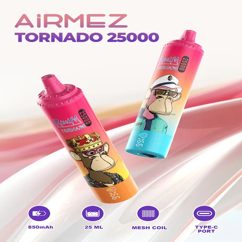 Airmez Fox Lux Tornado, porównanie e-papierosów, rodzaje vape Airmez, linia produktów Airmez - Airmez FOX 80K Puffs 2 IN 1 – VapoPL