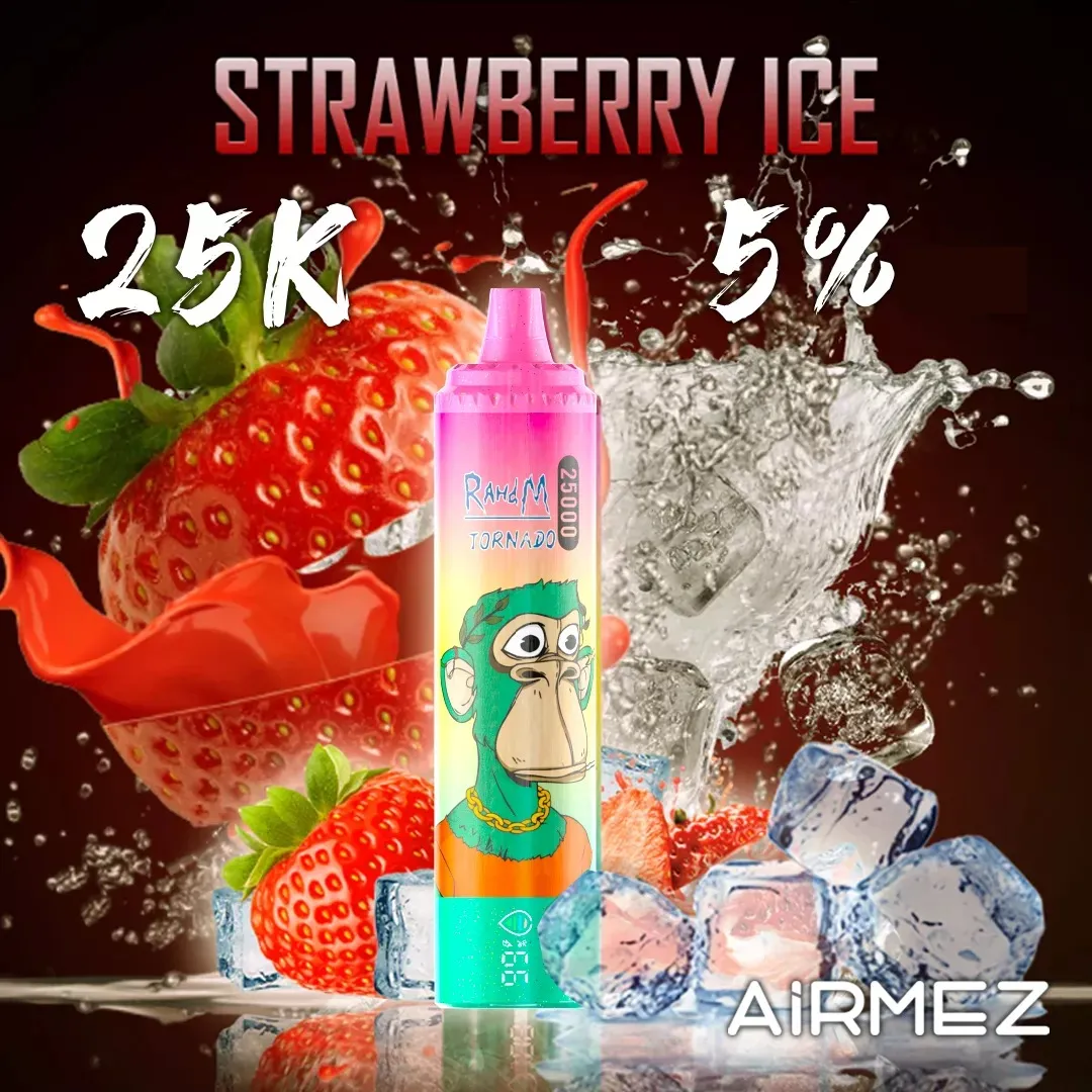 Mesh Coil e-papieros, stabilny smak vape, technologia zapobiegająca spaleniznie, Airmez Tornado 25000 smak - Airmez Tornado 25000 Puffs – Einweg-E-Zigarette kaufen