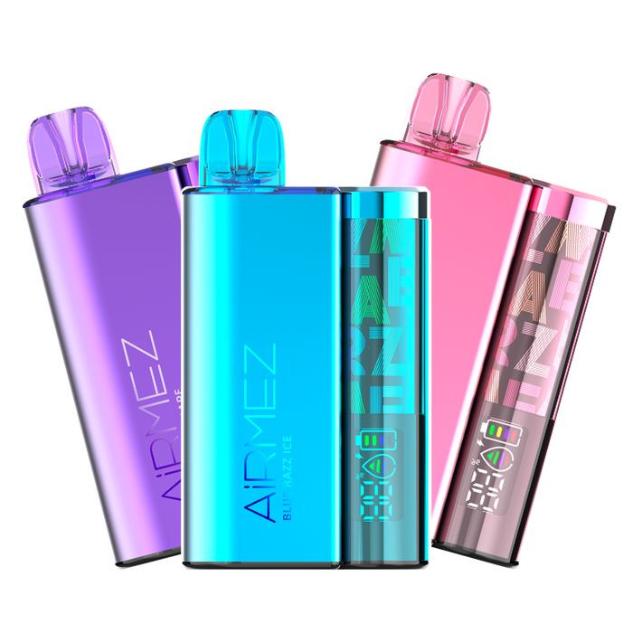 Airmez Fox wyświetlacz LED, wskaźnik baterii vape, poziom liquidu e-papieros, kontrola vape - Airmez FOX 140000 140K Puffs 6 in 1 Flavors Disposable Vape ...