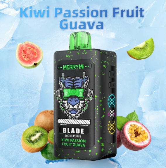 Merry Mi Blade Summer Blaze smak, e-papieros owoce leśne lód, jagody truskawki vape, recenzja smaku e-papierosa - Merry Mi Blade Jednorazowy e-papieros 30000 Buchów o smaku ...