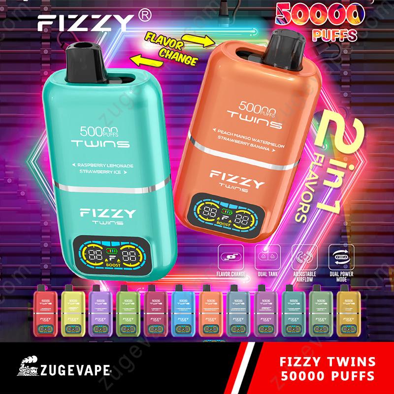 porównanie Hifancy Space 50000 Fizzy Twins 50000, jednorazowe e-papierosy dual flavors, Hifancy Space vs Fizzy Twins - Fizzy Twins 50000 Puffs 50k Double Flavor Disposable Vape EU ...