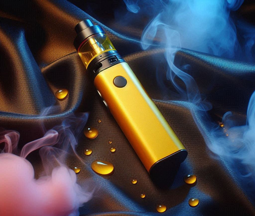 prawidłowe przechowywanie e-papierosa pionowo, zapobieganie wyciekom e-liquid, zasada grawitacji vaping, e-papieros ustnikiem do góry - Odpowiednie przechowywanie jednorazowych e-papierosów ...