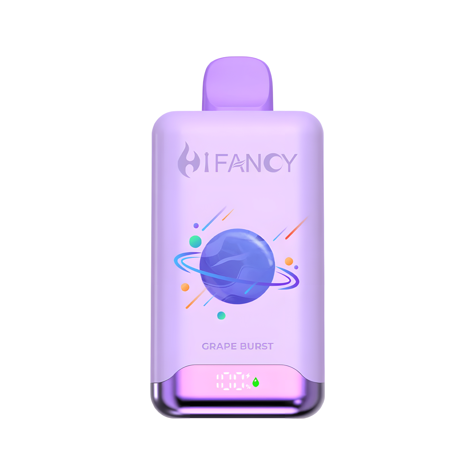Eleganckie e-papierosy Hifancy Space 50000 i Airmez Lux 60000 o minimalistycznym designie i stonowanych wykończeniach, leżące obok nowoczesnego smartfona na biurku managera, podkreślające ich biznesowy sznyt.
