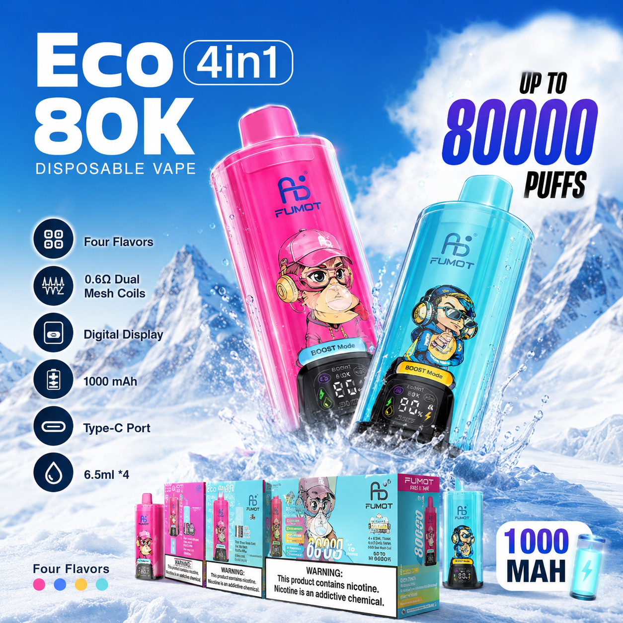 fumot eco 4in1 80000 puffs fumot eco 4in1 80000 puffs